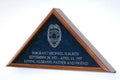 Flag Display Case w/ Police Officer Badge for casket flag