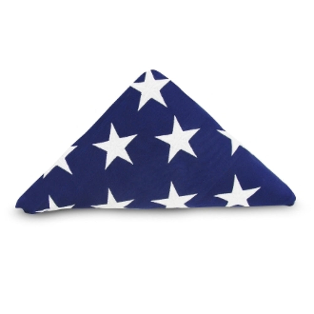 Flag For flag Display Case Pre Folded 5ft x 9 1/2 ft Cotton