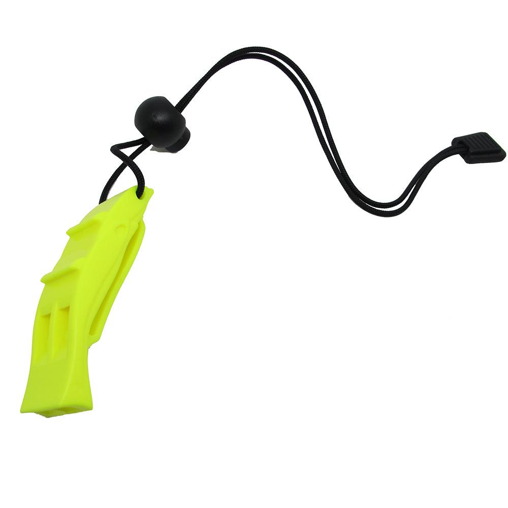 Scuba Diving Dive Safety Dolphin Shape Whistle Loudest w/ Lanyard & Clip