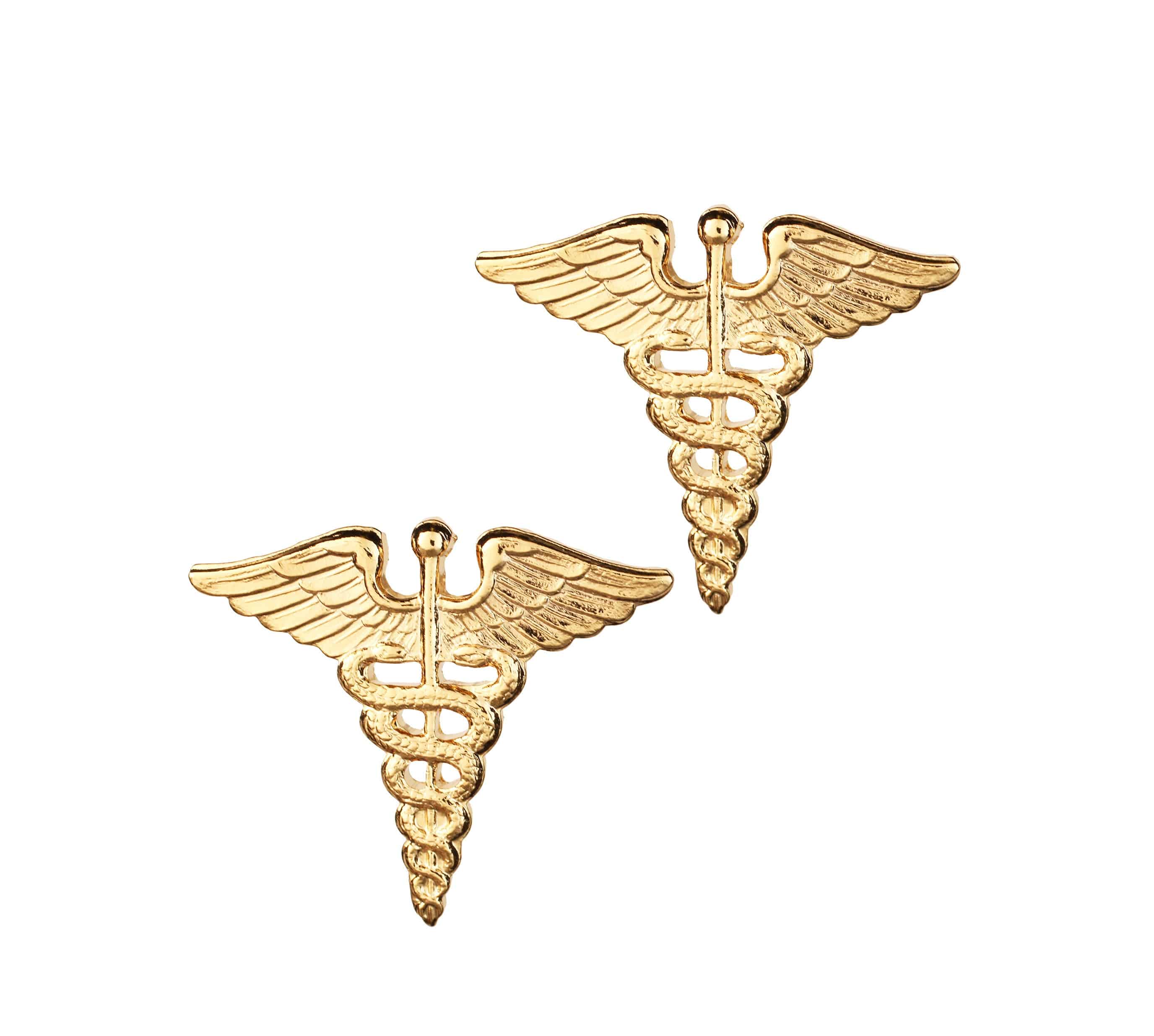 U.S. Army Medical Officer Branch STA-BRITE® Pin-on (pair)