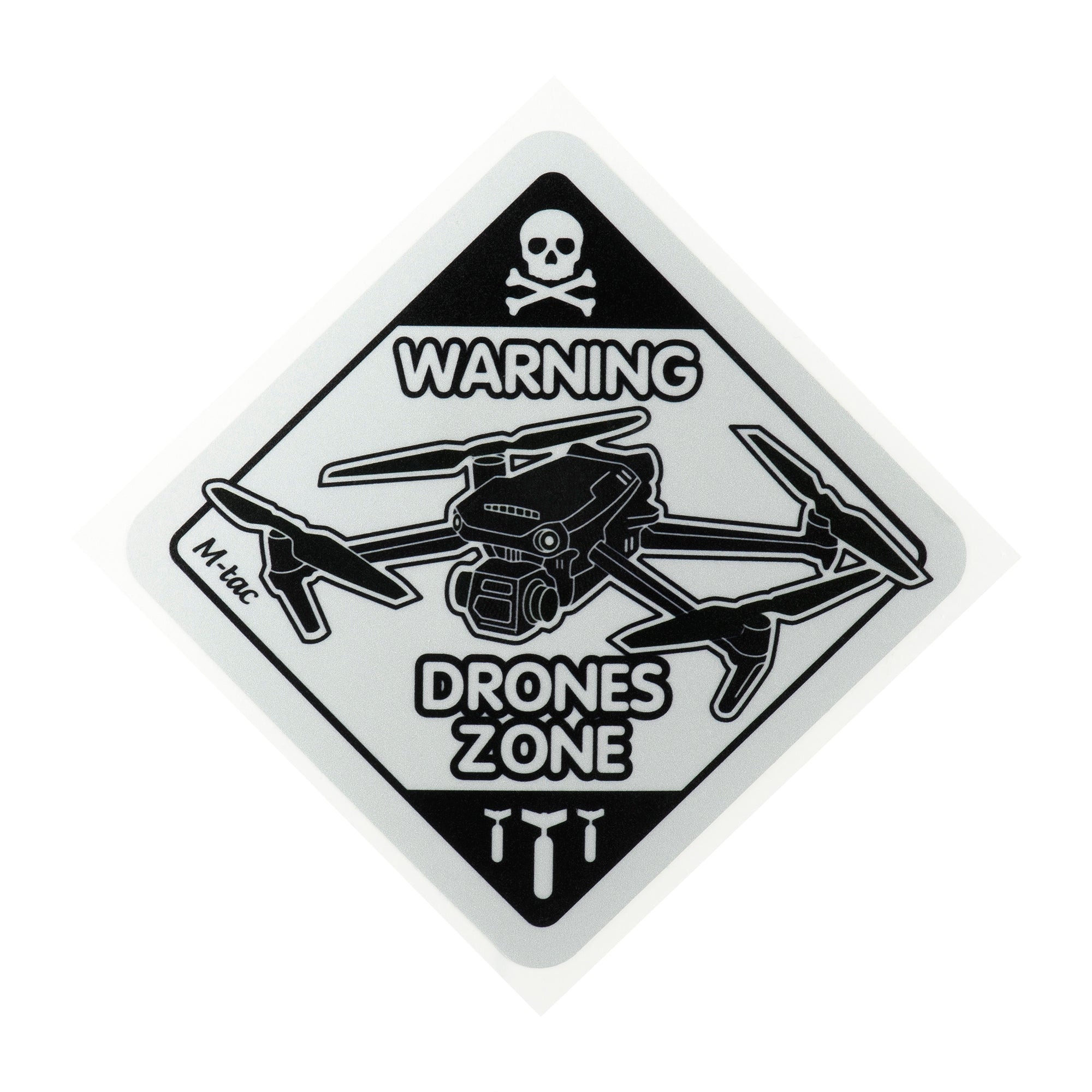 M-Tac Sticker Drones Zone Reflective