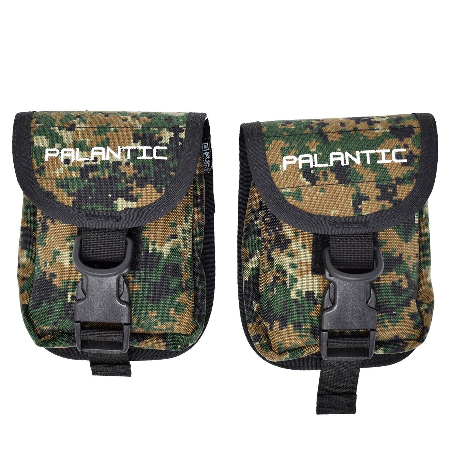 Palantic Scuba Diving Weight Pocket Pouch with QR Buckles, Pair