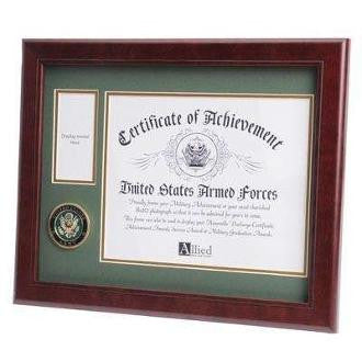 Army 10” x 8” Medallion frame, Army medal with photo frame, Army Gifts