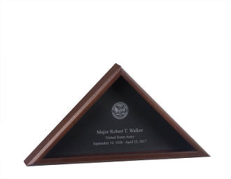American Laser Engraved Flag Case - Size 5' x 9.5'