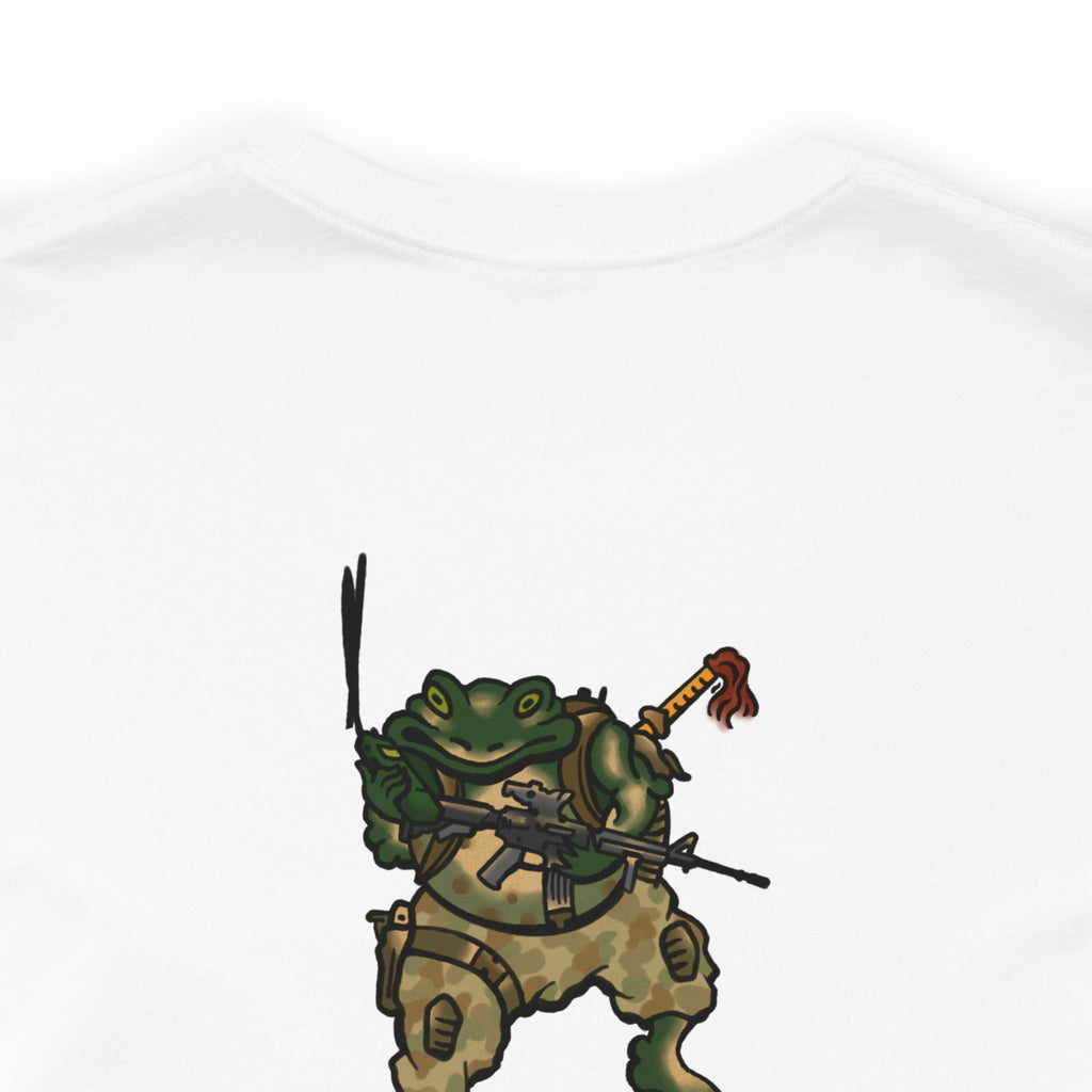M4 and Radio Frog - Back Print - Short Sleeve Tee