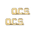 U.S. Army Officer Candidate School O.C.S. STA-BRITE® Pin-on Rank (pair)