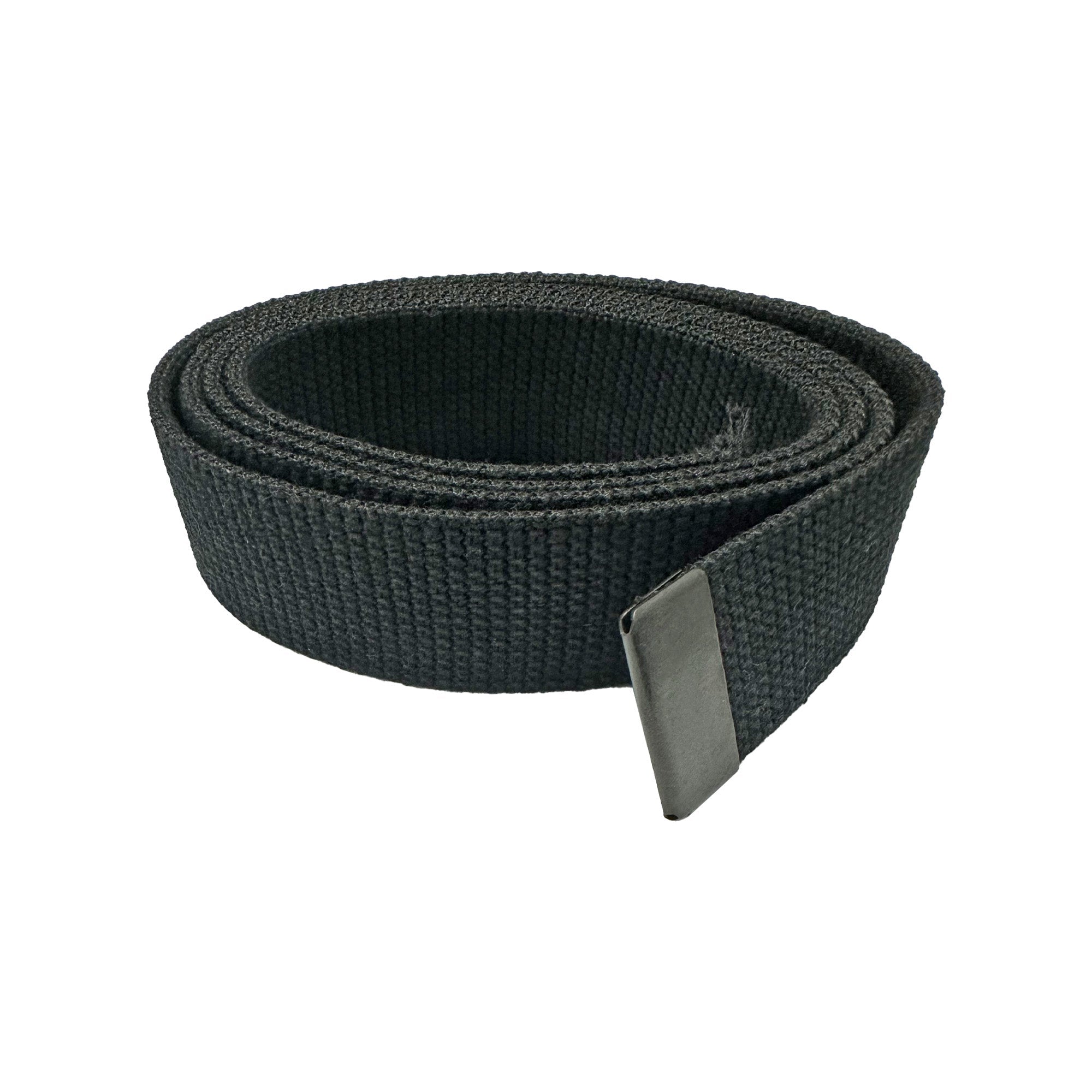 US Army Cotton Belt Black with Black Tip (each)