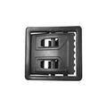 US Army Military STA-BRITE® Black Open Face Buckle (each)