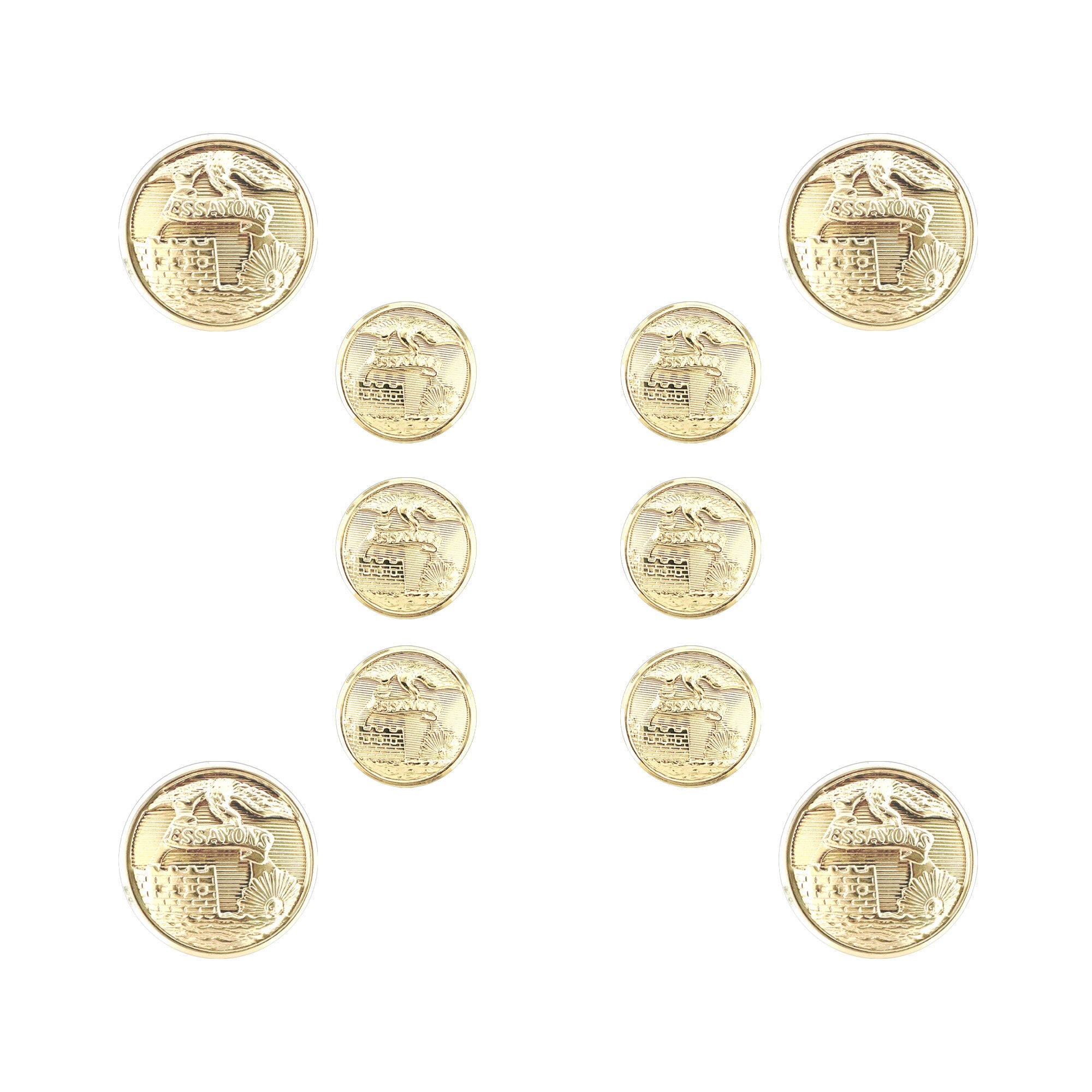 US Army Female Engineer STA-BRITE® Button Set