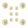 US Army Male Engineer STA-BRITE® Button Set
