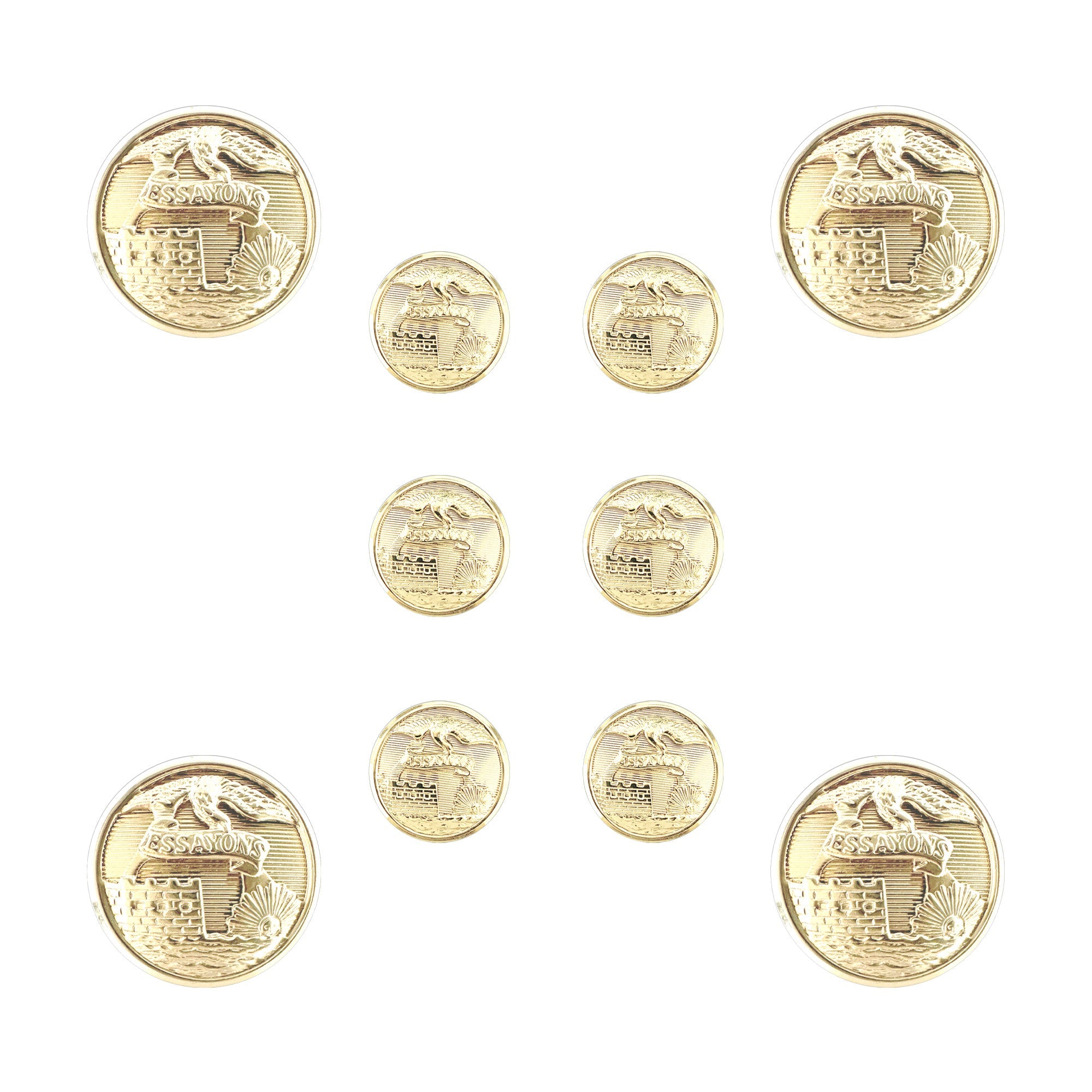US Army Male Engineer STA-BRITE® Button Set