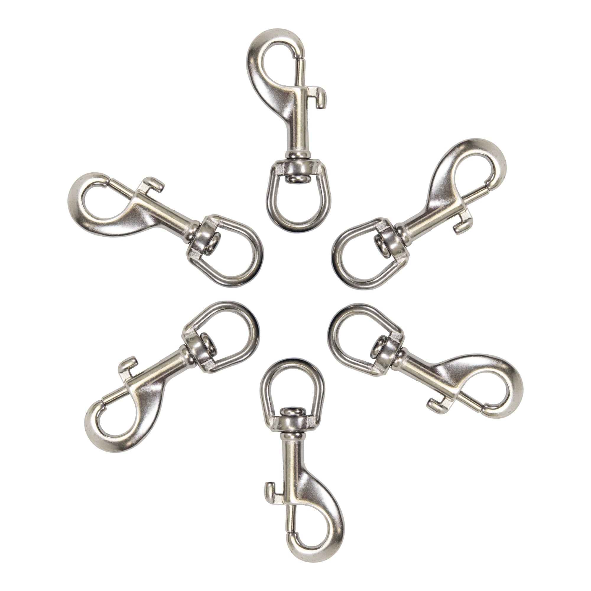 Scuba Choice Marine Grade Clip Stainless Steel Swivel Eye Bolt Snap 3.25"