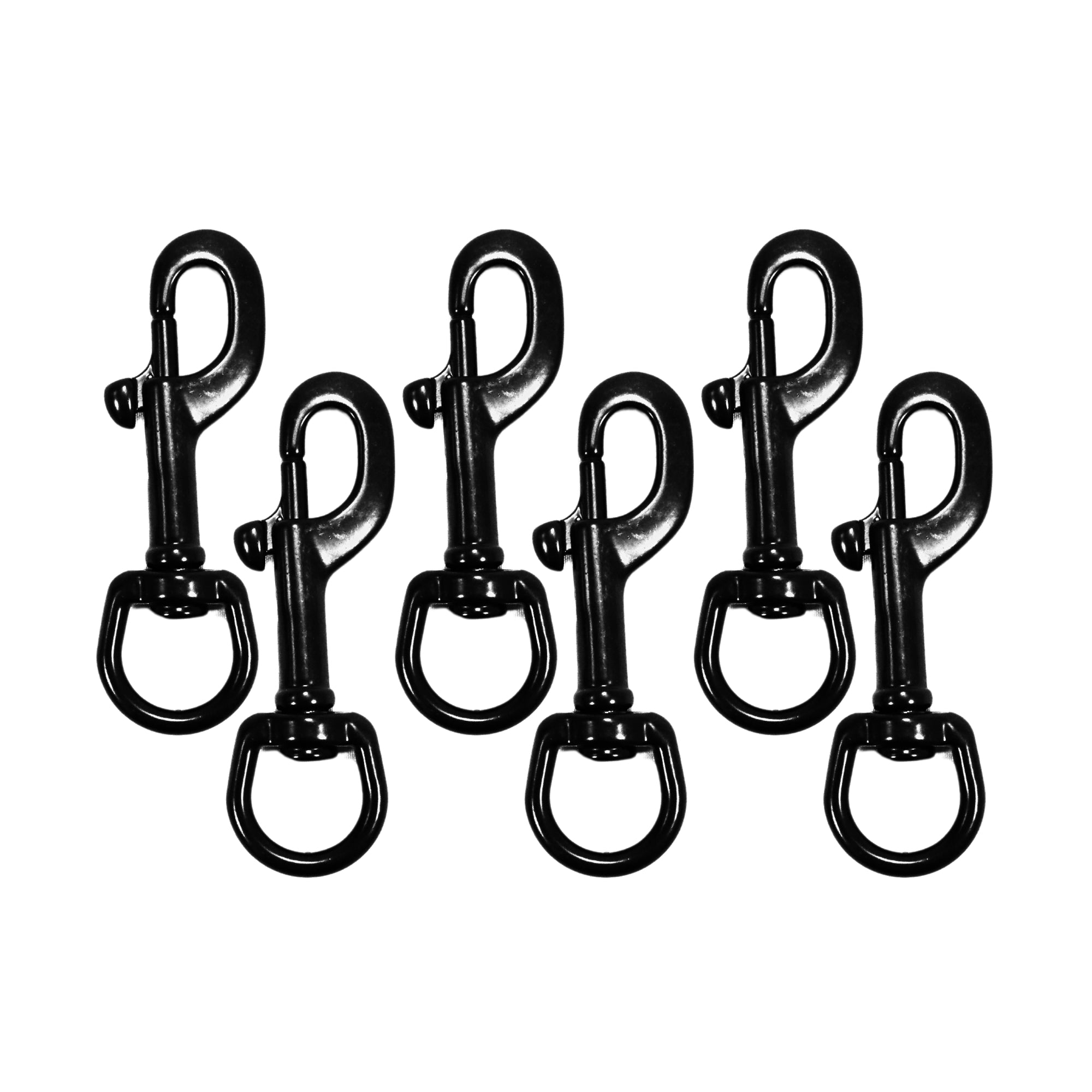 Scuba Choice Boat Marine Black Clip Stainless Steel Swivel Eye Bolt Snap 91mm