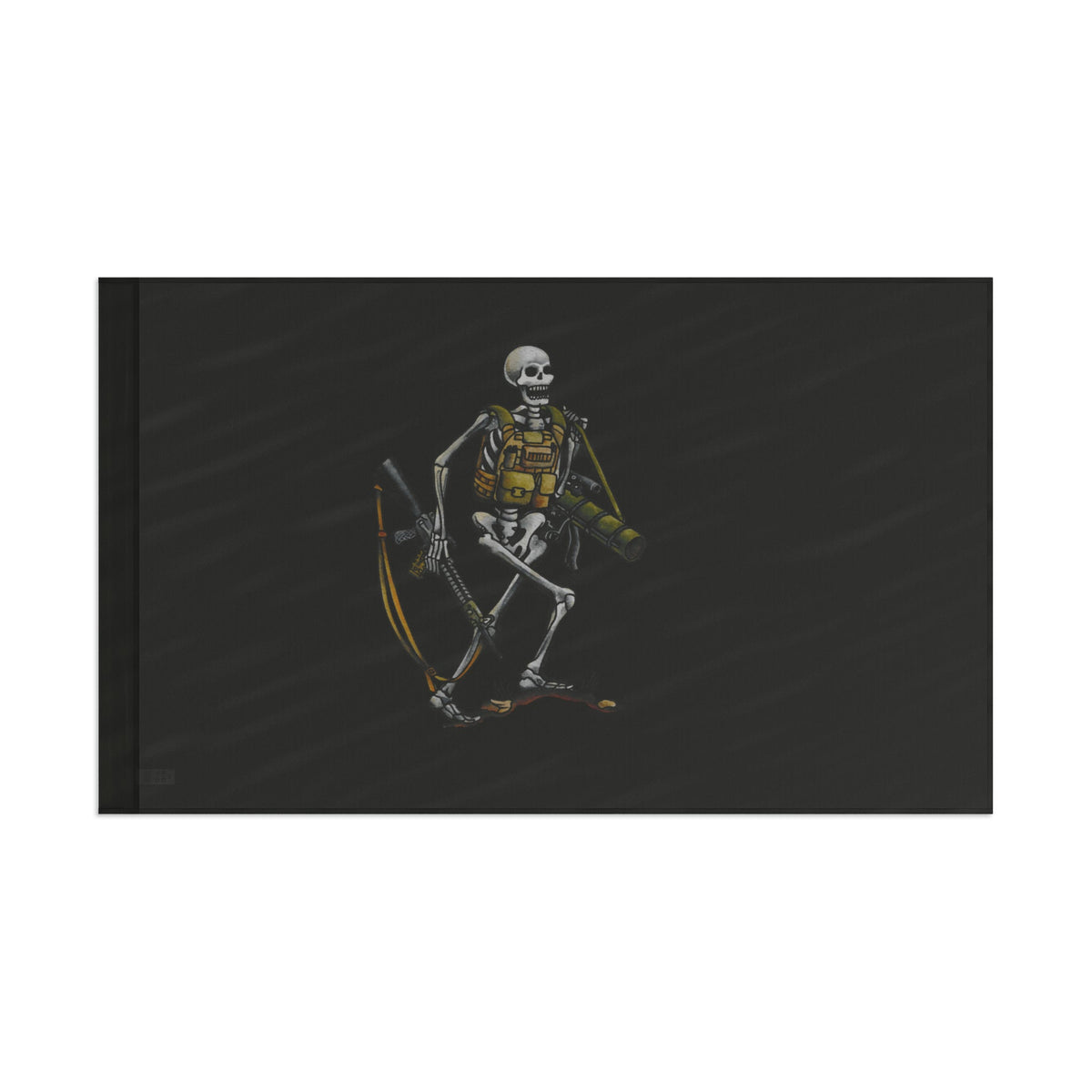 Assault Man Skeleton 0351 - Flag