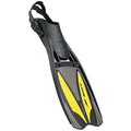 Scubapro Jet Sport Adjustable Diving Fin (Black/Gray/Yellow, Large)