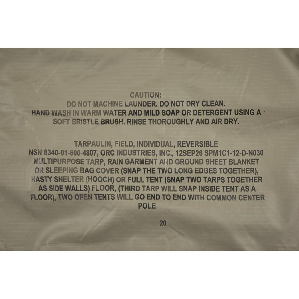 GI Reversible Tarp— ACU/Foliage