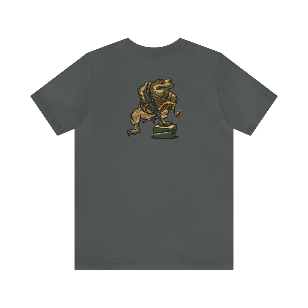 M249 SAW Frog - Back Print - Short Sleeve Tee