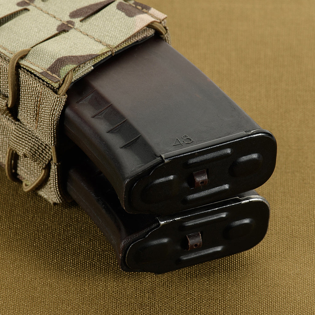 M-Tac Double Open Top AR/AK Mag Pouch Laser Cut