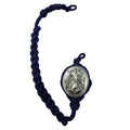 German Schutzenschnur Marksmanship Navy blue Cord with Silver Badge