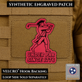 Under Par Since 1776, America 250 Funny Patriotic Morale Patch | Made in USA | VELCRO® Brand Hook Backing