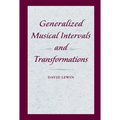 Generalized Musical Intervals and Transformations - Paperback