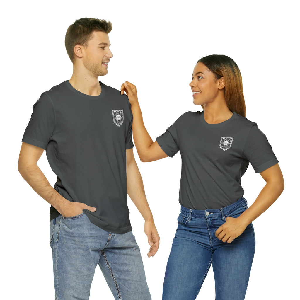 240 Machine Gun Frog - Back Print - Short Sleeve Tee