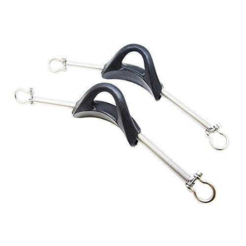 Scuba Choice Diving Stainless Steel Spring Fin Straps Screw Locked Style - Pair