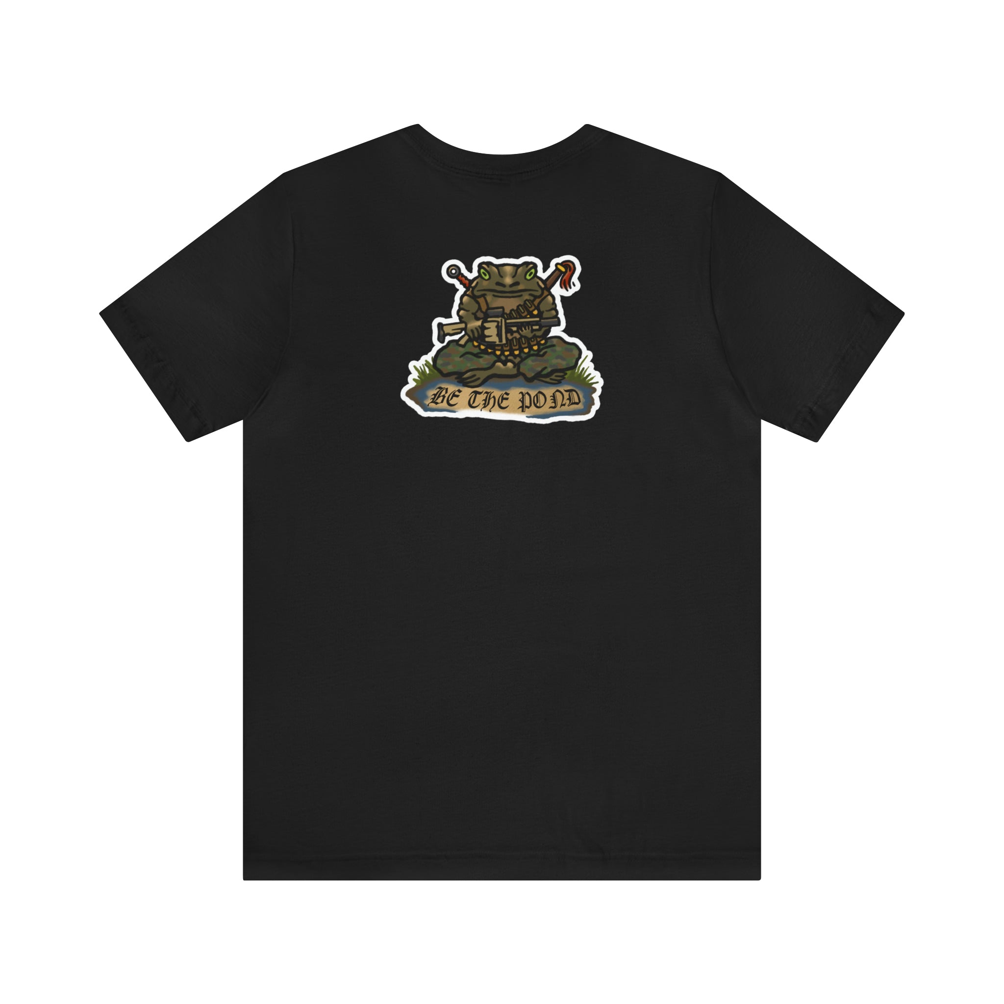 Be the Pond Frog with MK32 Grenade - Back Print - Short Sleeve Tee