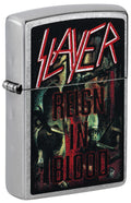 Zippo Slayer Reign In Blood Street Chrome Lighter #47221
