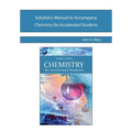Solutions Manual to Accompany Chemistry for Accelerated Students - Paperback