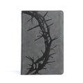 CSB Large Print Personal Size Reference Bible, Charcoal Leathertouch, Indexed - Imitation Leather