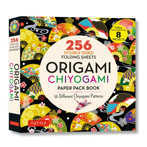 Origami Chiyogami Paper Pack Book: 256 Double-Sided Folding Sheets (Includes Instructions for 8 Models) - Paperback