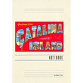 Vintage Lined Notebook Greetings from Catalina Island - Paperback