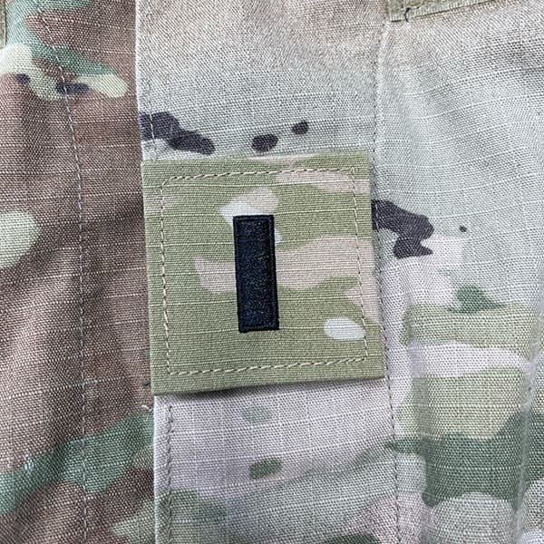 1LT 1st Lieutenant Army Rank OCP Patch 2x2 Hook & Loop - Pair