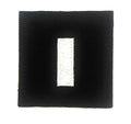 U.S. Army (O2) 1st Lieutenant 2x2 Black Rank with Hook Fastener (each)