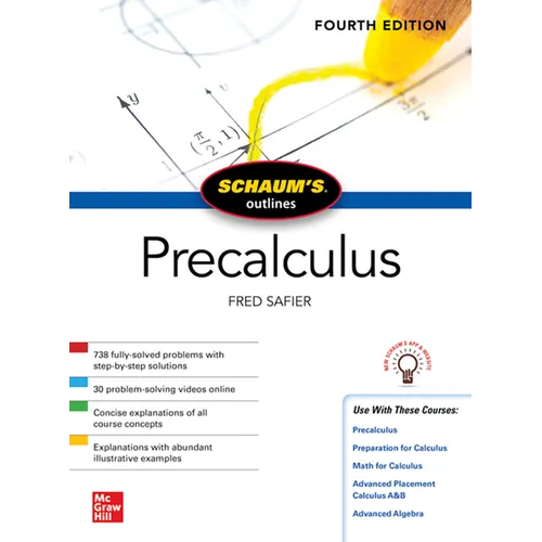Schaum's Outline of Precalculus, Fourth Edition - Paperback