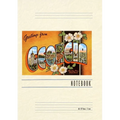 Vintage Lined Notebook Greetings from Georgia - Paperback