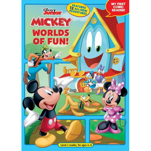 Mickey Mouse Funhouse: Worlds of Fun!: My First Comic Reader! - Paperback