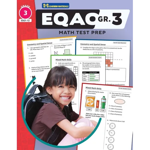 Ontario Grade 3 Math Test Prep Guide (EQAO) - Paperback