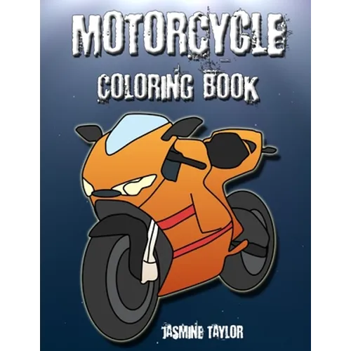 Motorcycle Coloriong Book - Paperback