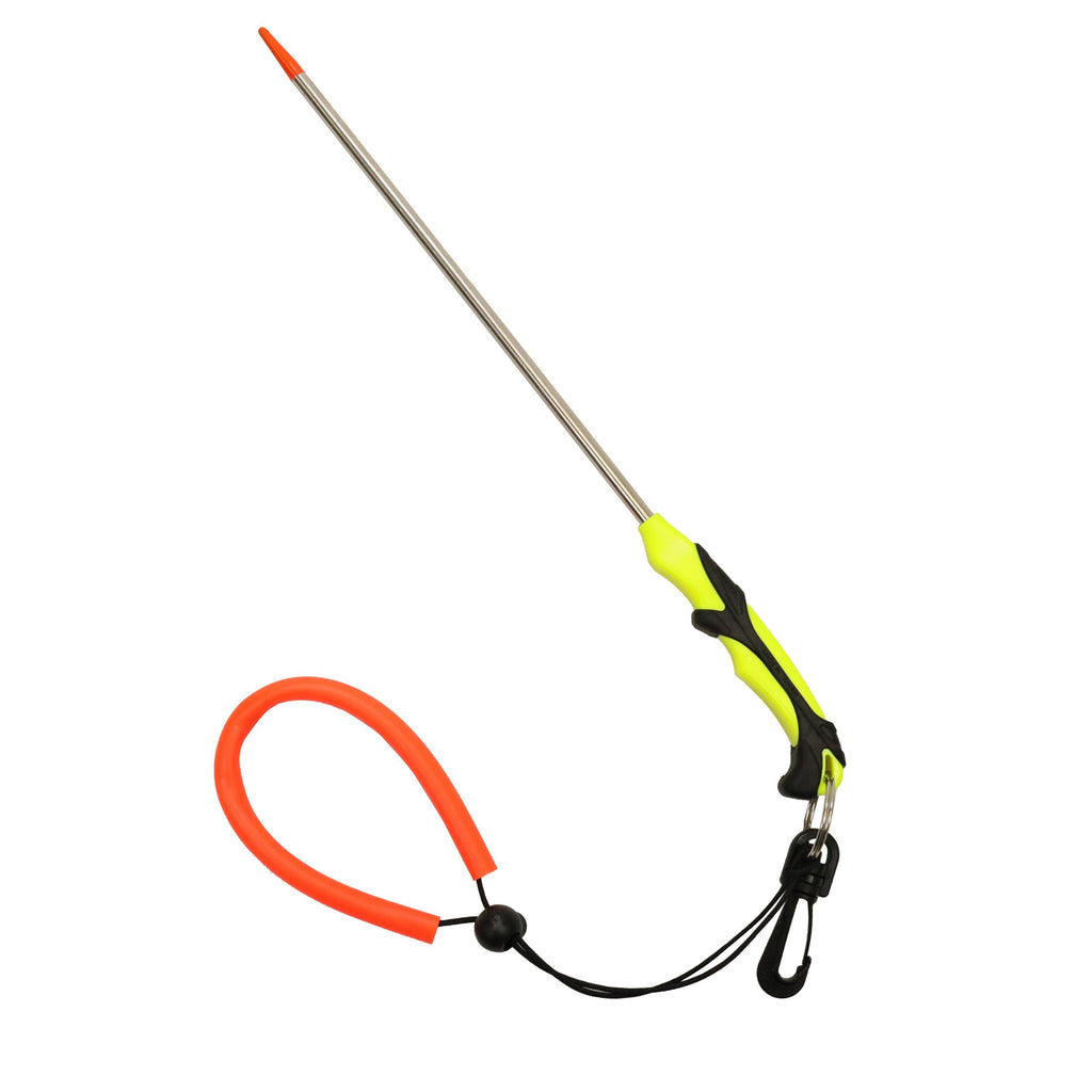 Scuba Choice 13-3/4" Stainless Steel Lobster Tickle Stick with Clip and Lanyard