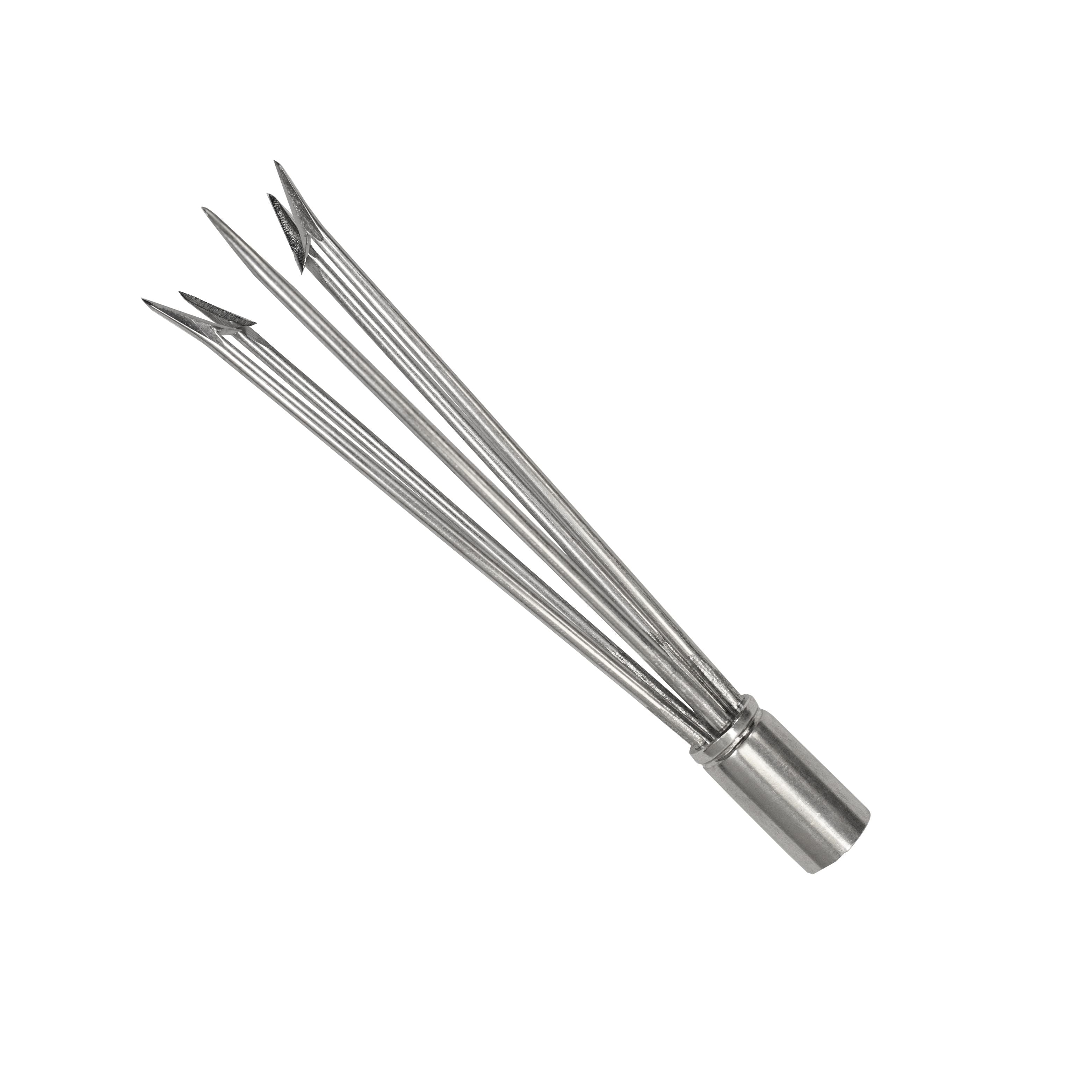 Palantic Lionfish 6" Pole Spear Tip 5 Prong Paralyzer w/ Barbs, 8mm