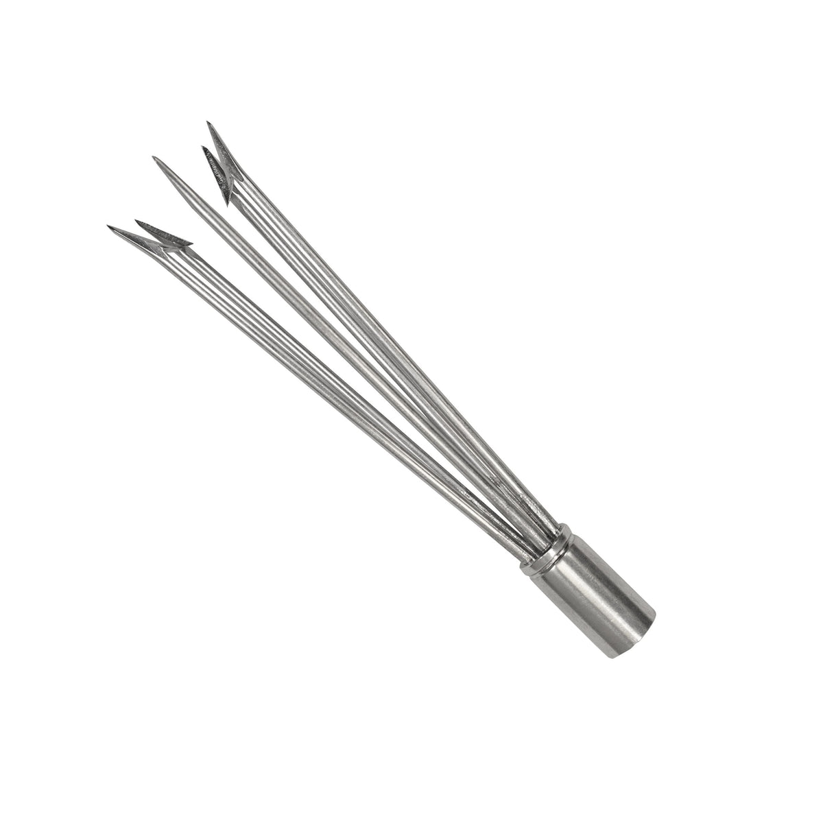 Spearfishing Lionfish 6" Pole Spear Tip 5 Prong Paralyzer w/ Barbs, 7mm