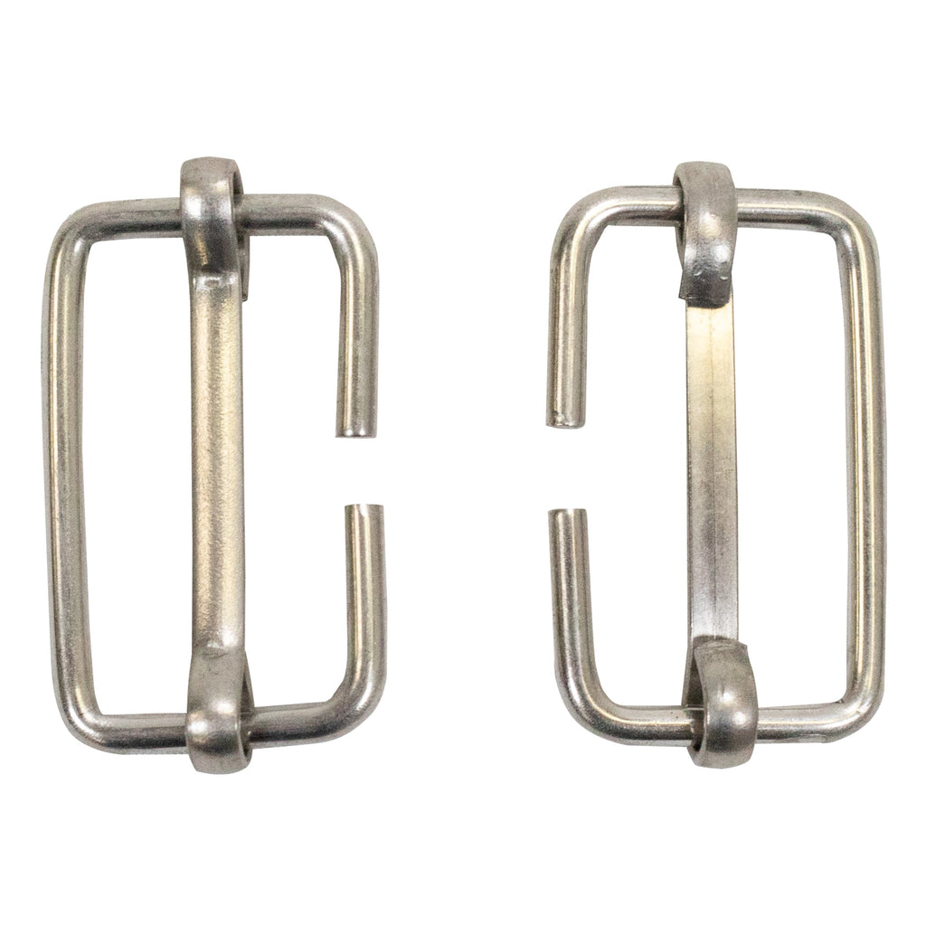 Scuba Diving Replacement Stainless Steel Pin Style Mask Strap Retainer, Pair