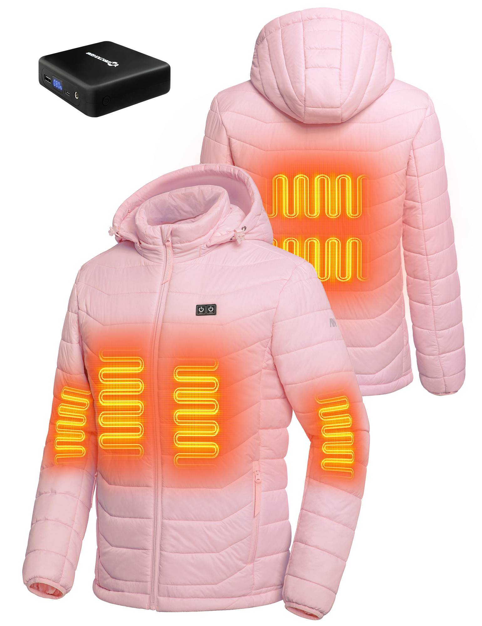 ANTARCTICA GEAR Lightweight Heating Jackets, Winter Coat For Women