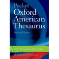 Pocket Oxford American Thesaurus, 2e - Paperback