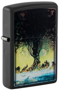 Zippo Frank Frazetta Swamp Design, Black Matte Lighter #48376