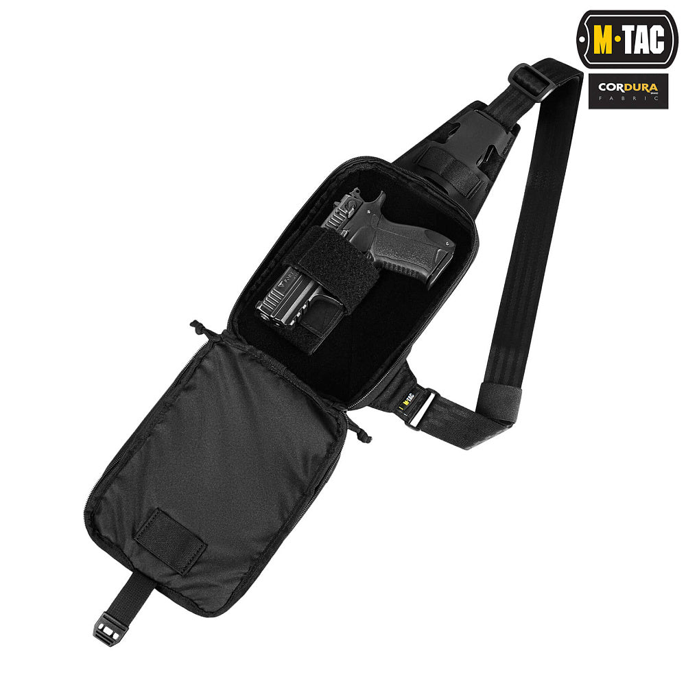 M-Tac Sling Pistol Bag Hex with Loop Panel