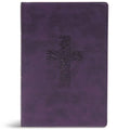 KJV Rainbow Study Bible, Purple Leathertouch - Imitation Leather