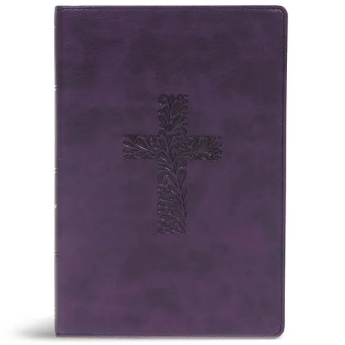 KJV Rainbow Study Bible, Purple Leathertouch - Imitation Leather
